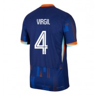 Netherlands Virgil van Dijk #4 Replica Away Shirt Euro 2024 Short Sleeve
